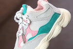 Infant Casual Running Shoes Sneaker Green Pink