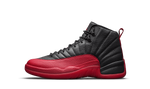 Men Air Jordan 12 Xii Retro Black Varsity Red Flu Game