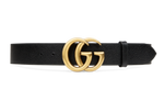 Gucci Leather belt with Double G buckle