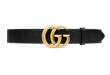 Gucci Leather belt with Double G buckle