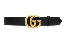 Gucci Leather belt with Double G buckle