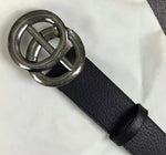 Gucci Leather belt with Double G buckle
