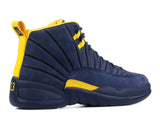 Men Air Jordan 12 Xii Retro PSNY Michigan College Navy/Amarillo